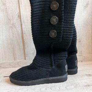 UGG Classic Cardy Knit Button Boots